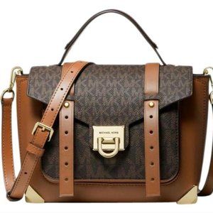 Michael Kors Medium Signature Manhattan Satchel